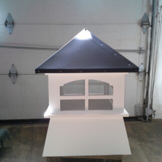 Shed Cupola with Windows and Aluminum Roof