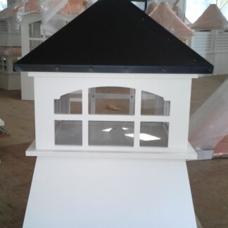 Shed Cupola with Windows and Aluminum Roof