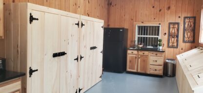 cabinet in tack room