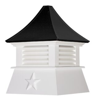 Cottage Cupola with Louvers & Concave Roof