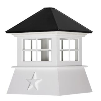 Cottage Cupola with Windows & Standard Roof