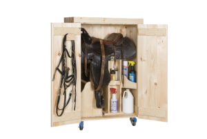 large tack storage with wheels