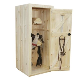 Single Door Saddle Cabinet with 2 Saddle Racks
