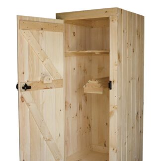 Single Saddle Cabinet with Shelf
