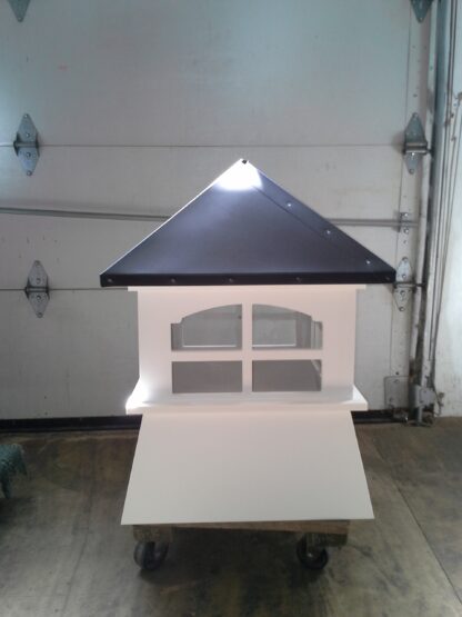 shed cupola with windows & copper roof